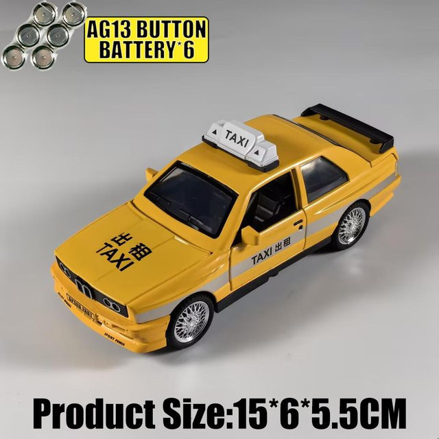 Linyi toy car Bmw M3 E30 Rally Sportlimousine, Modellauto, 1:32, Metall, ab 14 Jahren - Bild 1