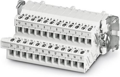 Phoenix Contact Klemmenadapter HC-B 24-A-UT-PEL-F in Weiß, 5 Stück - Bild 1