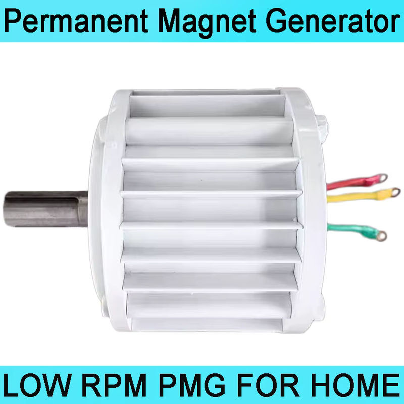 KUOXUAN Permanentmagnetgenerator für niedrige Geschwindigkeiten als elektrischer Dynamo für Heimwerker (8kW/10kW, 12V/24V/48V/120V) - Bild 3