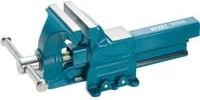 Hazet Parallel-Schraubstock 2175N aus Stahl in Blau mit einer Backenbreite von 100 mm - Bild 1
