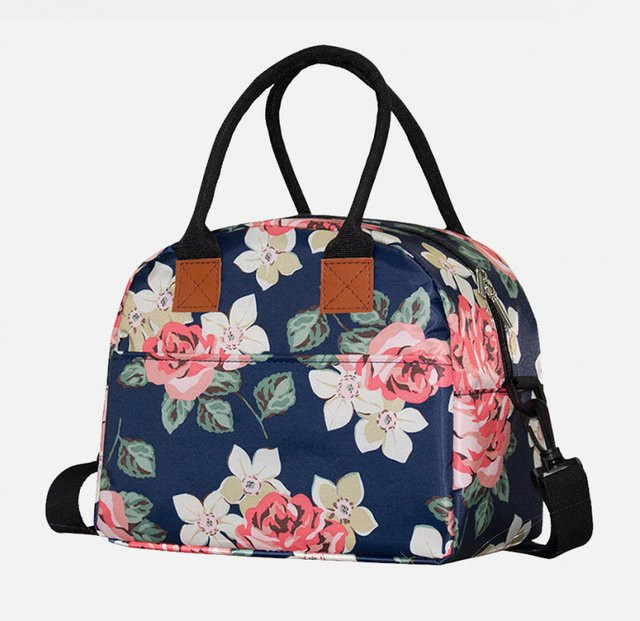 Isolierte Lunchbox Tasche aus Oxford-Gewebe in Mehrfarbig für Büro und Picknick, Breite: 24,0 cm, Höhe: 29,0 cm - Bild 1
