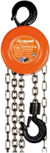 Stürmer Unicraft Kettenzug K 1000 in Orange mit 1000 kg Tragkraft und 2,5 m Hubhöhe - Bild 1