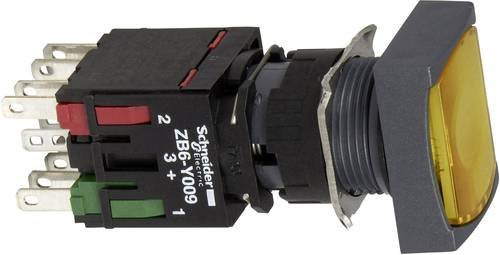 Schneider Electric XB6DW5B5B Leuchtdrucktaster Schwarz IP65 B/H/T: 24 x 57 x 18 mm - Bild 1