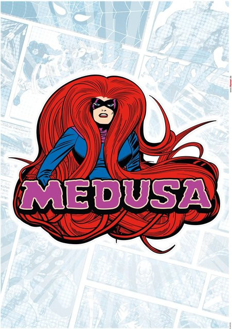 Komar Deko-Sticker Medusa Classic, Mehrfarbig, Breite: 50 cm, Höhe: 70 cm - Bild 1