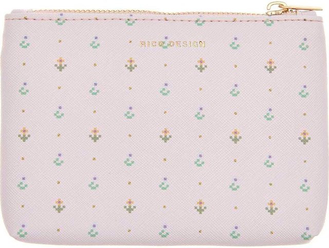 Rico Design Paper Poetry Etui Blumen Rosa 14 x 10 cm - Bild 1