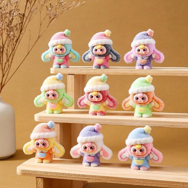 Fashnics Niedliche Seifenblasenblasendes Mädchen Figurenspielzeug, 9-teiliges Set, ab 14 Jahren - Bild 1