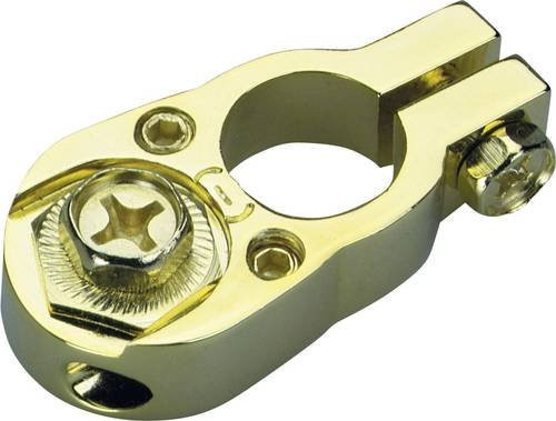 Sinuslive Batteriepolklemme Minuspol BK 1 in Gold, Breite: 3,0 cm, Länge: 5,5 cm - Bild 1