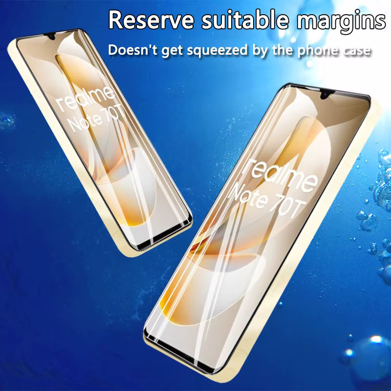 Displayschutzfolie aus gehärtetem Glas für Realme Note 70T, transparent, 9H Kratzfestigkeit, Set mit 1 bis 4 Stück - Bild 4