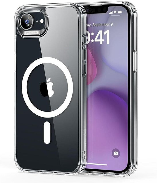 Apple iPhone 16e Hülle mit MagSafe Magnetischer kabelloser Ladefunktion, transparent, stoßfest - Bild 1