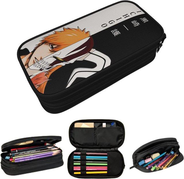 Bleach Ichigo Kurosaki Anime Federmäppchen für Jungen und Mädchen als Stiftbox und Schreibwaren-Etui - Bild 1