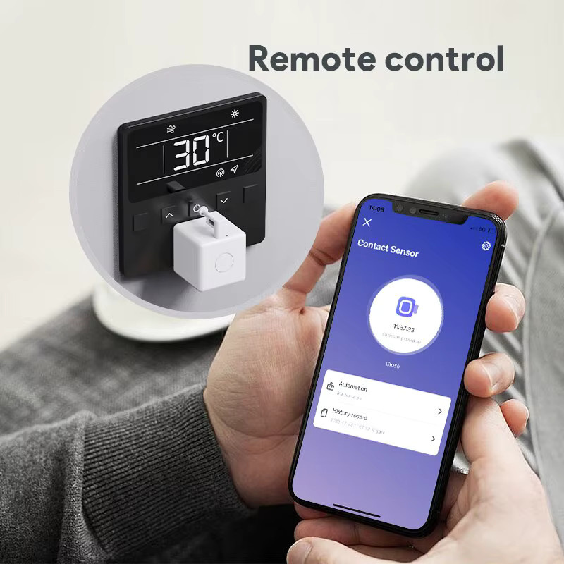 Tuya Fingerbot Plus Zigbee und Bluetooth smarter Roboter-Tastendrücker in Weiß für die Smart Life App mit CR2 Batterieversion - Bild 4