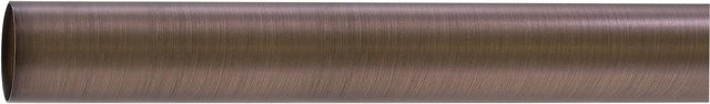 Mydeco Gardinenstange für Ringe aus Metall in Braun, Durchmesser: 2,5 cm, Länge: 240 cm - Bild 1