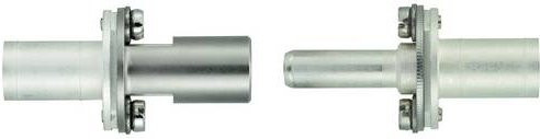 Harting PE-Kontakt aus Messing in Silber (Art.-Nr. 09110006204) - Bild 1