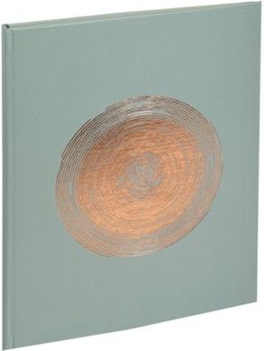 Exacompta Gästebuch Ellipse Grün mit 100 Seiten, Hardcover, B: 27 cm, H: 22 cm - Bild 1