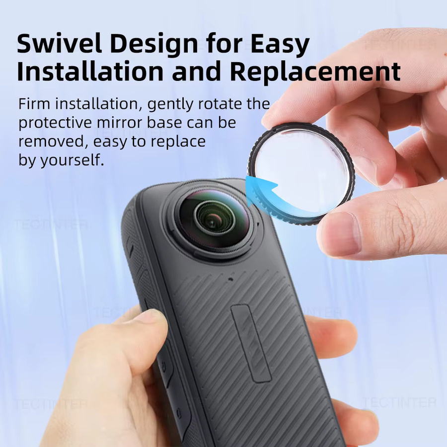 Insta360 Bildschirmschutz und Objektivschutzset aus gehärtetem Glas für X4, X5 und X4 Air in Transparent - Bild 5