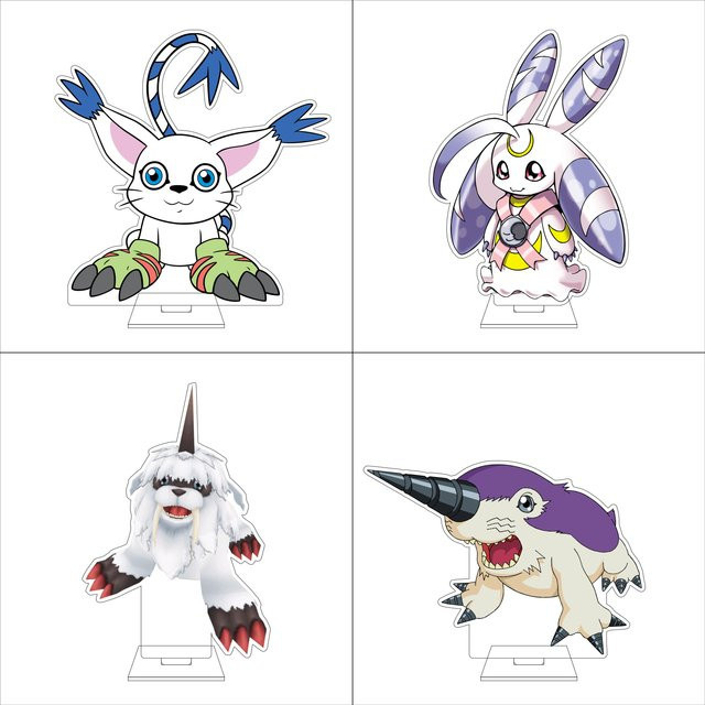 Bandai Digimon, Zenjiro Ken Ichijouji Gomamon, Acryl-Figur Ständerplatte, 16cm - Bild 1