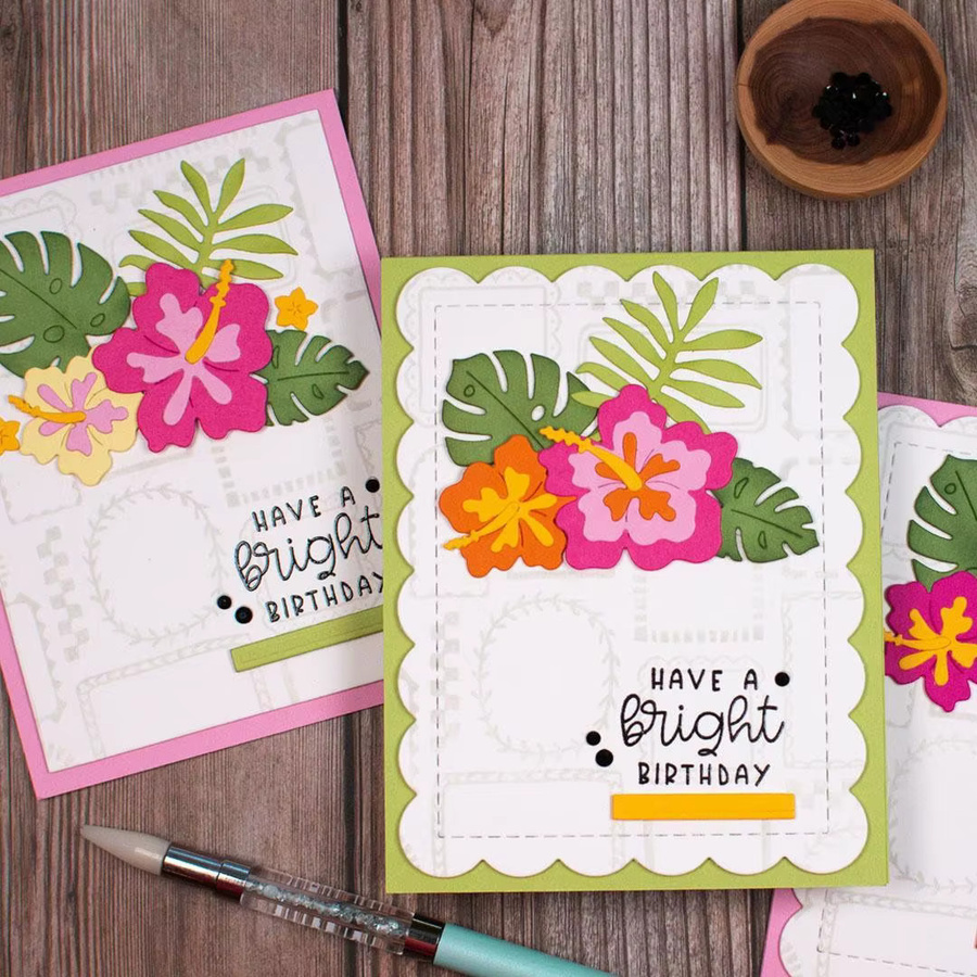 Metall-Stanzformen und transparente Stempel Set mit Zitronen, Krabben und Seesternen für DIY-Grußkarten, Scrapbooking und Handarbeit - Bild 3