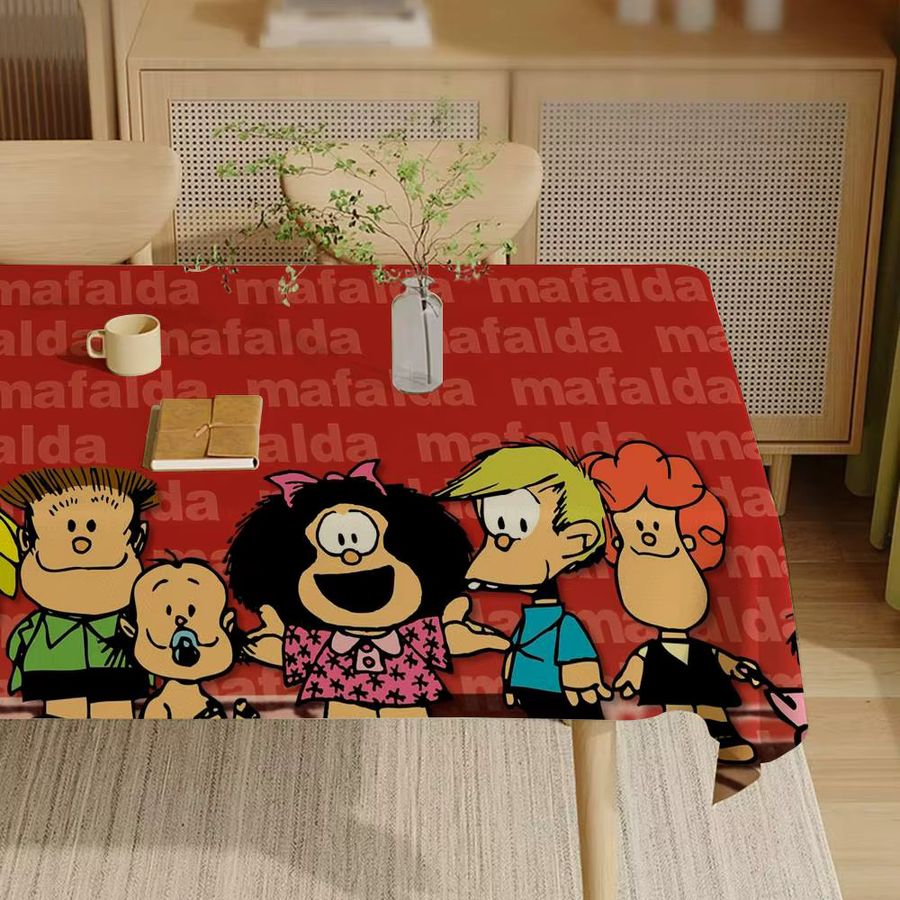 Wasserdichte rechteckige Tischdecke Mafalda von Fiesta Home Decor für dein Esszimmer und als Partyzubehör - Bild 4