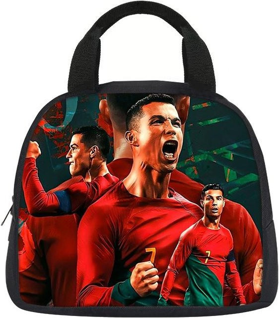 Fancy Style Studio Ronaldo Thermoisolierte Lunchtasche CR Fußballstar Bento Lebensmittelbehälter in Mehrfarbig - Bild 1
