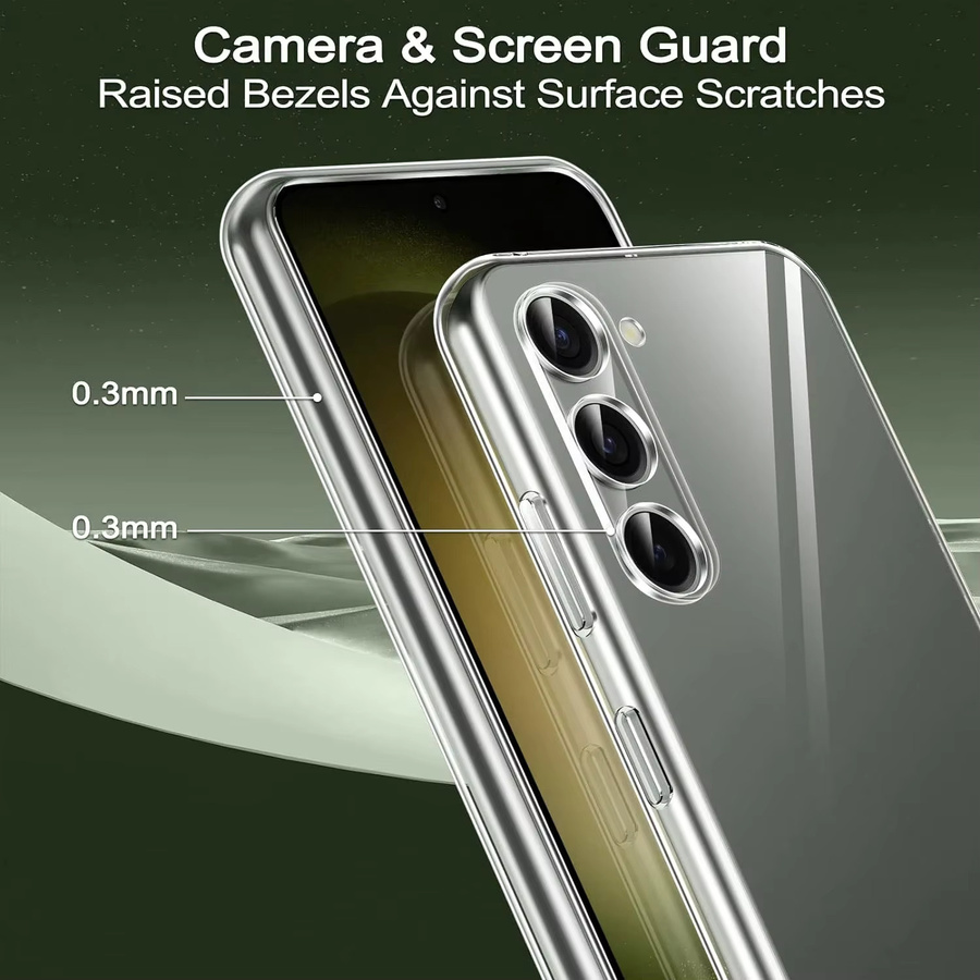 Transparente Silikon-Softcover Hülle für Samsung Galaxy S26 S25 Ultra S24 S23 S22 Ultra S21 FE Plus sowie Samsung A14 A34 A54 - Bild 4