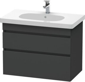 Duravit Waschtischunterschrank DuraStyle in Grau Matt, wandhängend, B/T: 80 x 45,3 cm - Bild 1