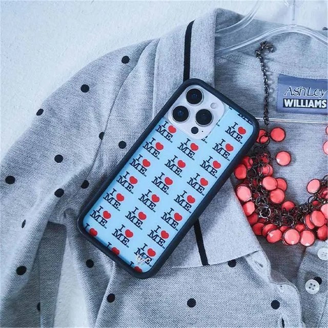 INS Stoßfeste Handyhülle mit Wildblumen-Motiv in Rosa und Blau für iPhone 13 14 15 16 17 Pro Max Plus - Bild 1