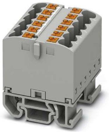 Phoenix Contact Verteilerblock Grau 8 Stück - Bild 1
