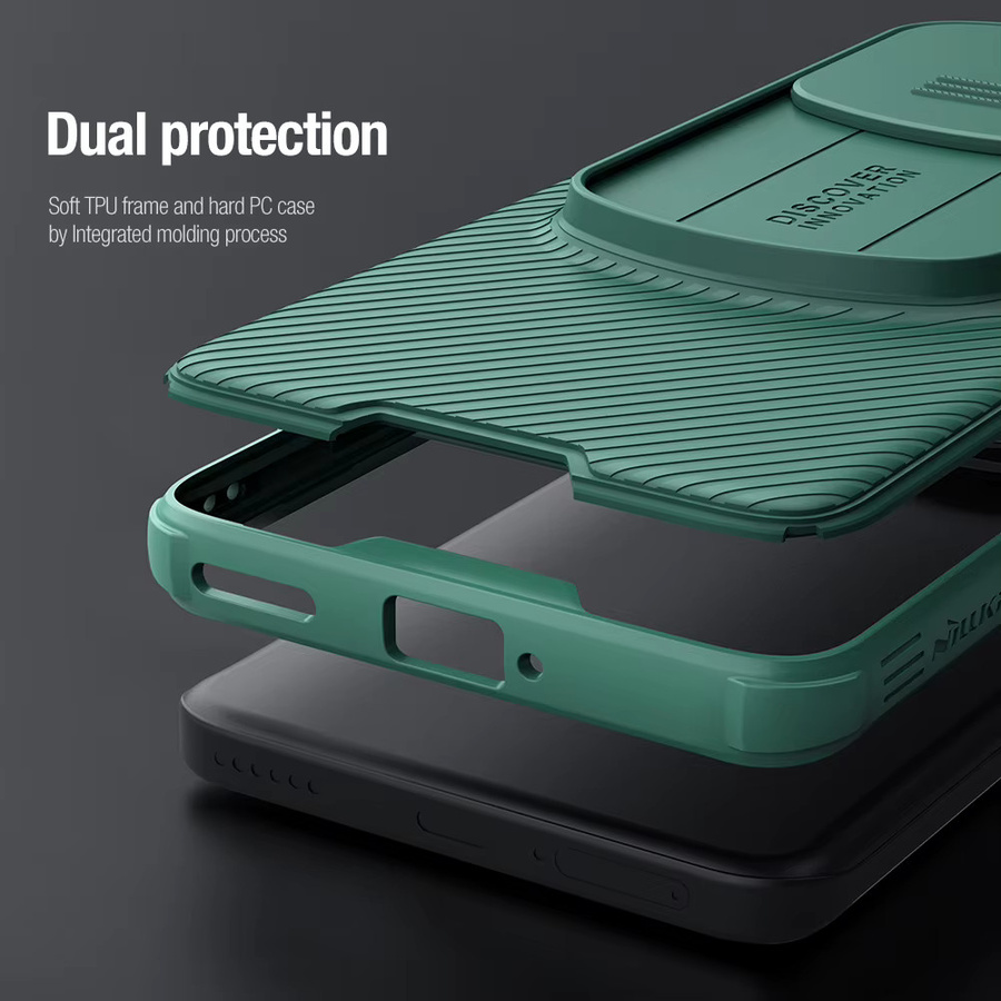 Nillkin CamShield Pro Schutzhülle für Honor Magic 6 Pro und Honor Magic 7 Pro, stoßfest mit Objektivschieberabdeckung, Schwarz - Bild 4