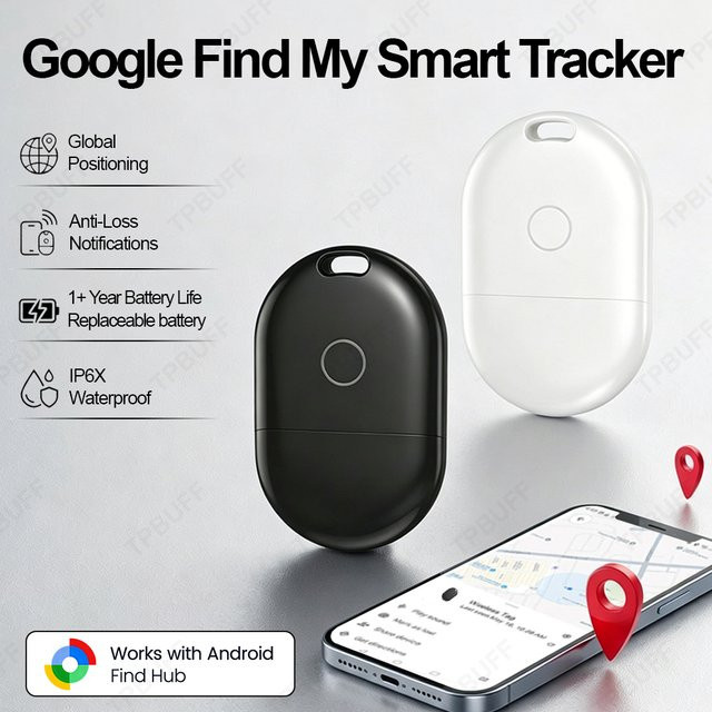 Google Find My Tag GPS-Tracker für iPhone und Android in Weiß - Bild 1