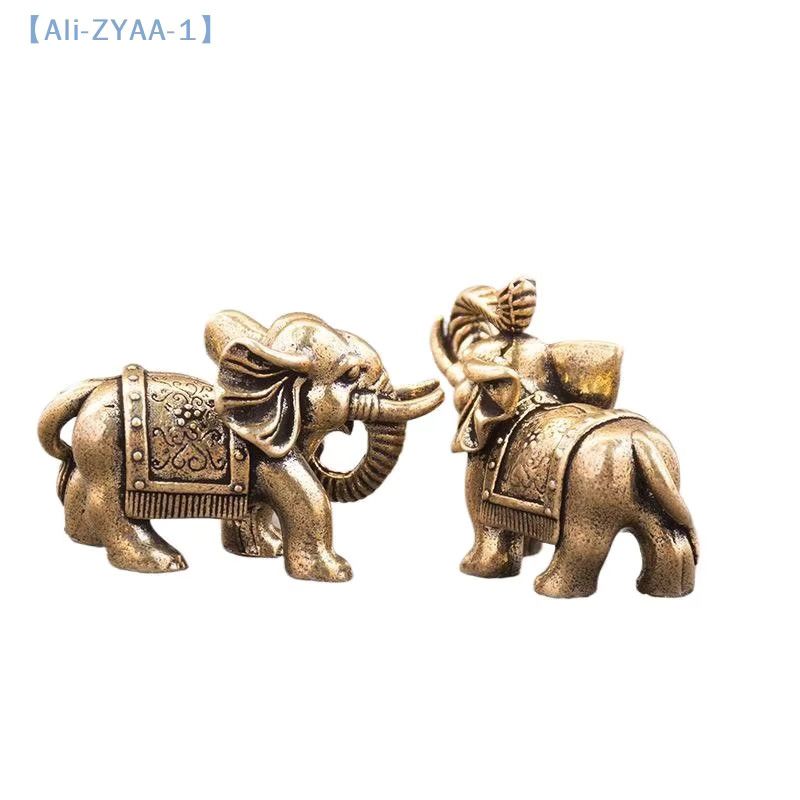 JETTING Kupfer-Elefant als dekorative Miniatur-Figur aus Messing und Bronze in antiker Optik - Bild 2