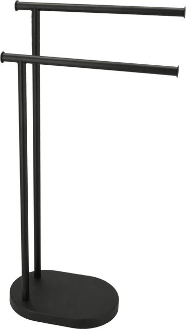 LIVARNO Handtuchhalter und 3in1 WC Garnitur in Schwarz - Bild 1