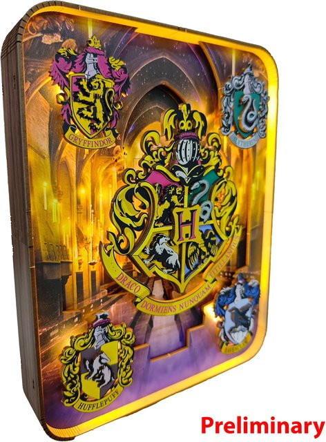 Tiny Adventures Harry Potter Hogwarts Crest, 3D-Leuchtrahmen, ab 10 Jahren - Bild 1