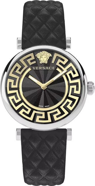 Versace Armbanduhr, Analoguhr, Quarz, Edelstahl, Gold, 35 mm, Damen - Bild 1