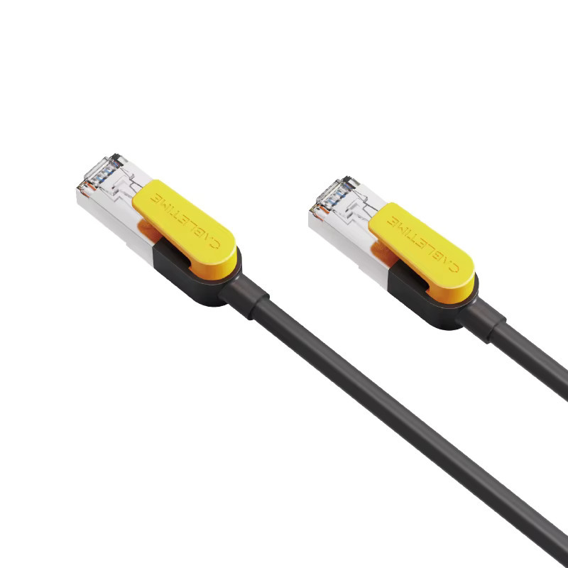 CABLETIME Cat7 Ethernet-Kabel RJ45 LAN-Netzwerkkabel Schwarz - Bild 6