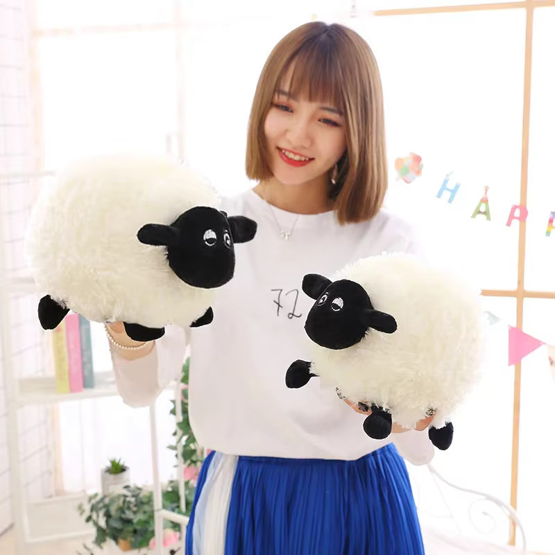 Shaun The Sheep, Shaun das Schaf, Plüschtier, rund, weiß - Bild 5