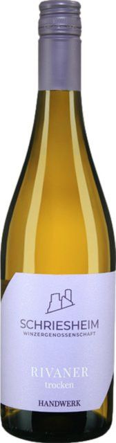 Schriesheimer Handwerk Rivaner Weißwein, Baden, trocken, 2023, 0,75 l - Bild 1