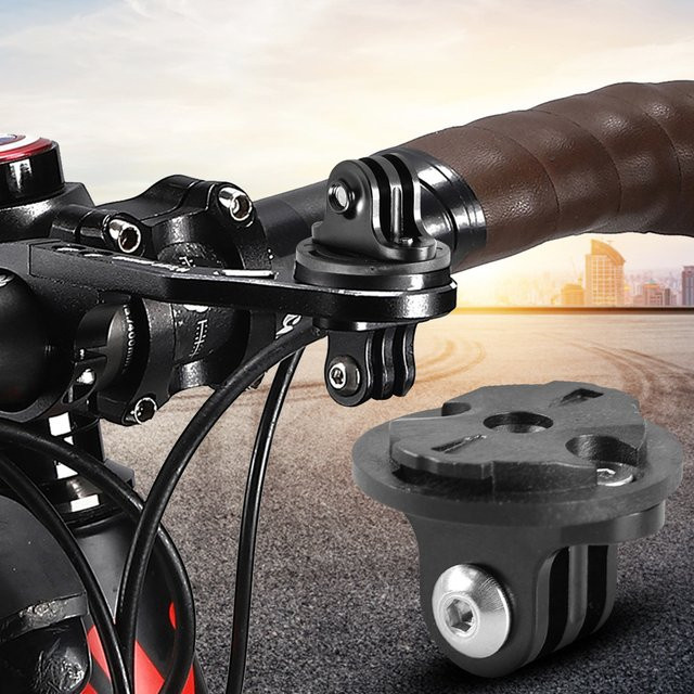 Fahrrad-Sportkamera-Halterung aus Aluminiumlegierung in Schwarz für Garmin Edge Schnittstelle - Bild 1