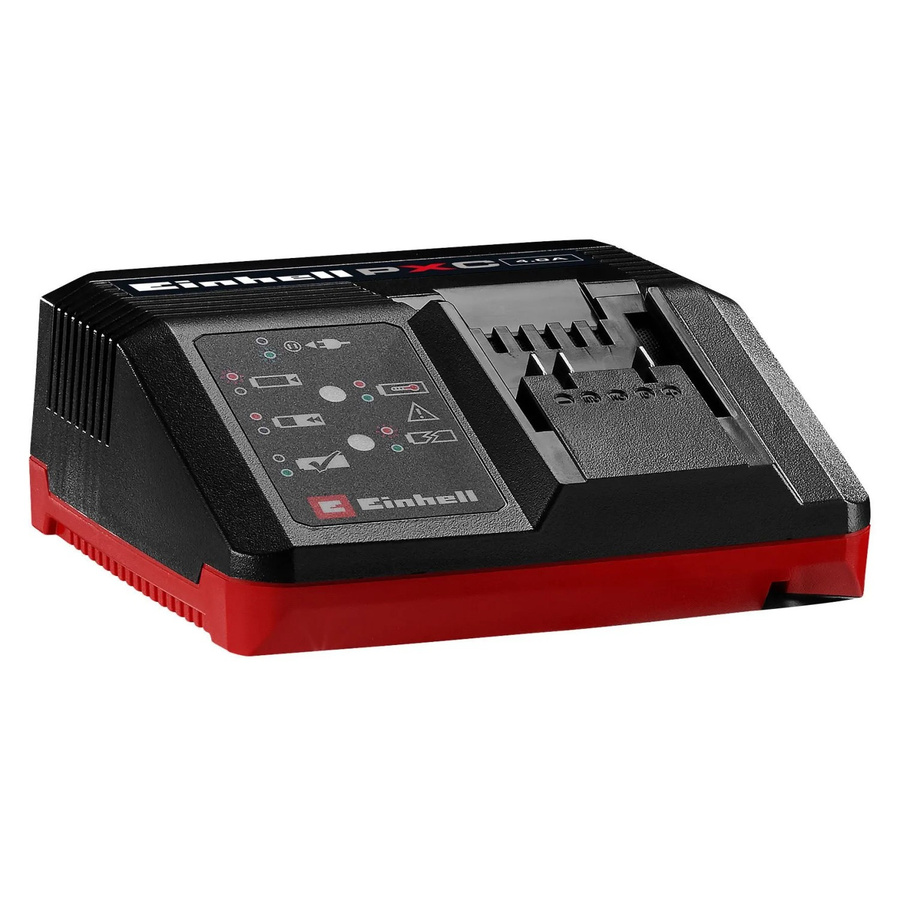 Einhell Power X-Change PXC-Ladegerät Power X-Fastcharger 4A in Schwarz-Rot - Bild 2