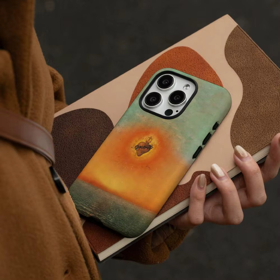 D-Diego Handyhülle für iPhone 17 16 15 14 13 12 Pro Max Plus mit glänzender HD-Doppelschicht-Flüssigkeits-Hartschale in White und Multicolour - Bild 2