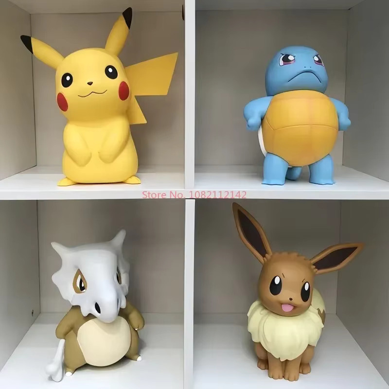 Bandai Pokémon Squirtle, Pikachu, Charmander, Eevee, Sammlerfigur - Bild 3