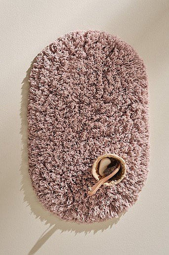Jotex Badematte JANE oval in Pink aus Baumwolle - Bild 1