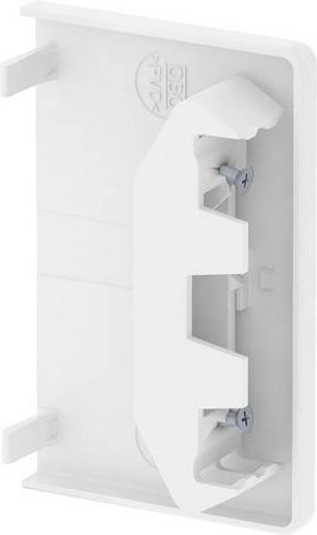 OBO Bettermann Endstück GK-E70110RW zum Verschließen von Geräteeinbaukanälen, Reinweiß, B: 11,0 cm, T: 7,0 cm - Bild 1