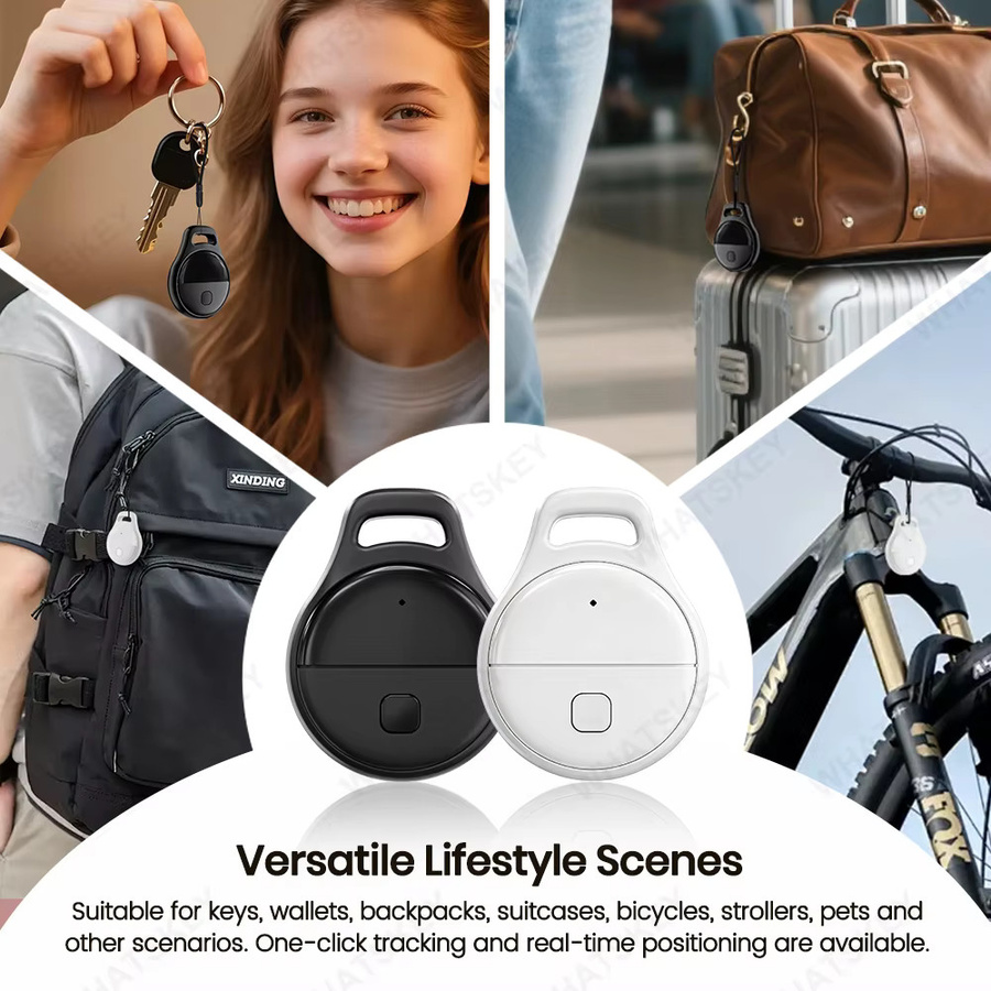Peocke Mini Anti-Lost Tracker GPS Locator mit iOS Find My App Unterstützung in Weiß - Bild 4