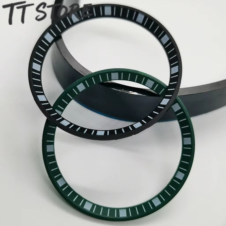CHIKUANG Uhren-Innenring, Kunststoff, Schwarz, Herren - Bild 3