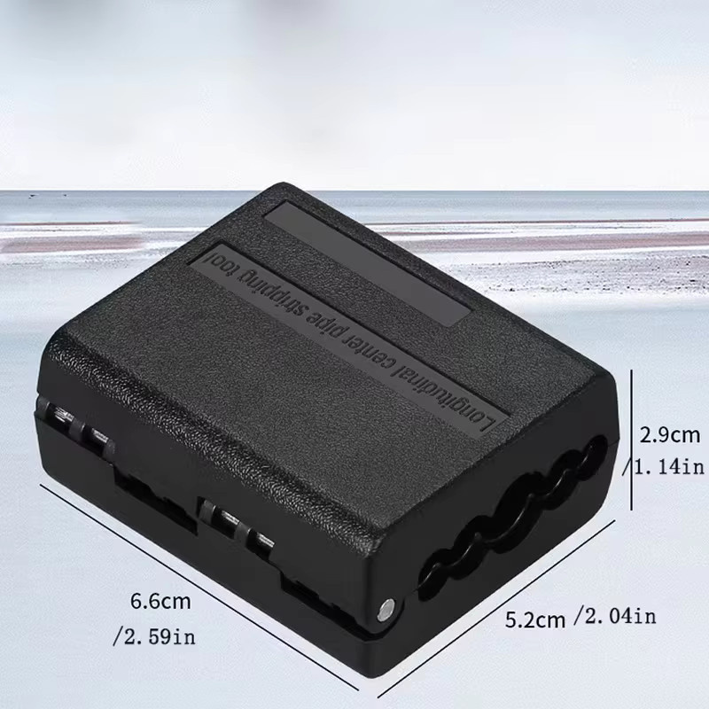 TEMPS DETIR Abisolierwerkzeug für Glasfaserkabel, 4,5-11 mm, Schwarz - Bild 2