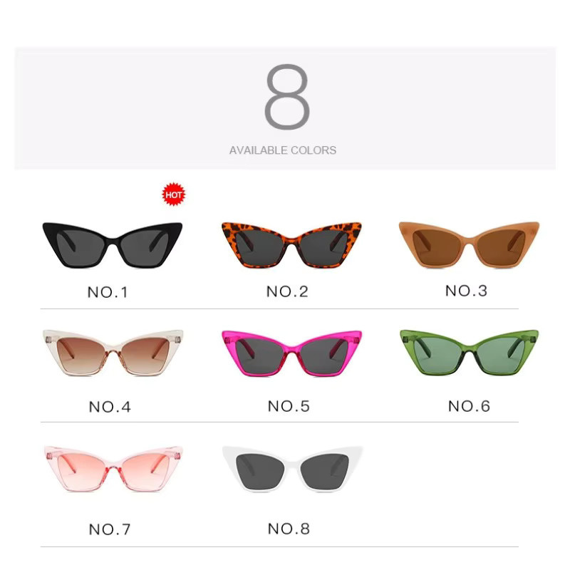 Samjune Sonnenbrille Cat Eye, Vollrand, Kunststoff, Damen - Bild 3
