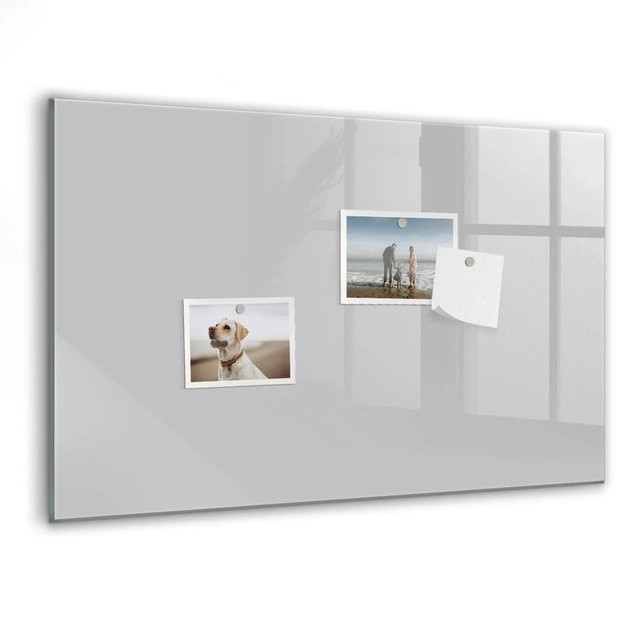 Tulup Magnetische Glastafel in Hellgrau, B/H: 60 x 40 cm - Bild 1