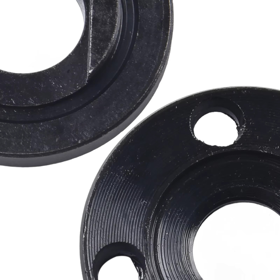 Vibratite 2er-Set Metall Druckplatten und Flanschmuttern für Winkelschleifer mit M14-Schaft, Schwarz - Bild 5