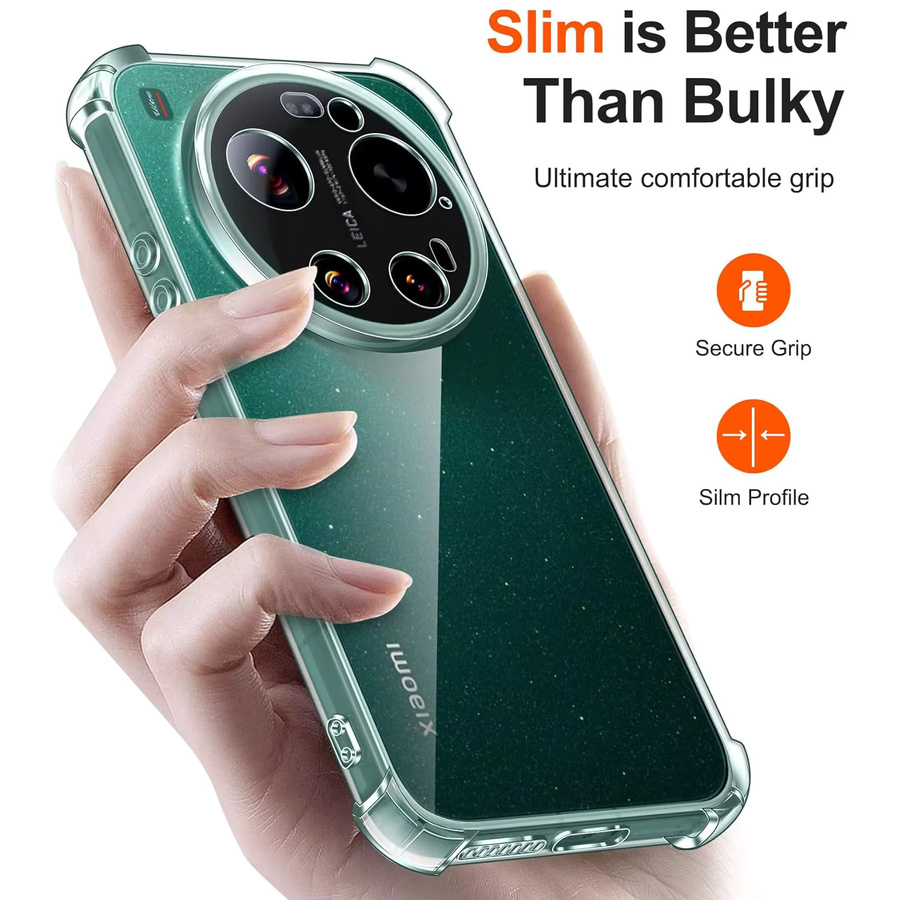 Transparente TPU-Schutzhülle für Xiaomi 17 Ultra 5G mit stoßfesten Ecken - Bild 2