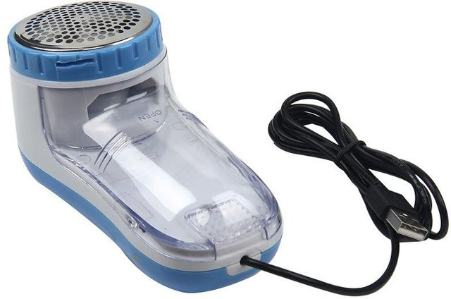 Xiaomi Fusselentferner mit USB-Ladegerät und austauschbaren Klingen in Blau - Bild 1